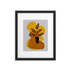 abstract vase shape fall Framed Art Print Gallery Image 5