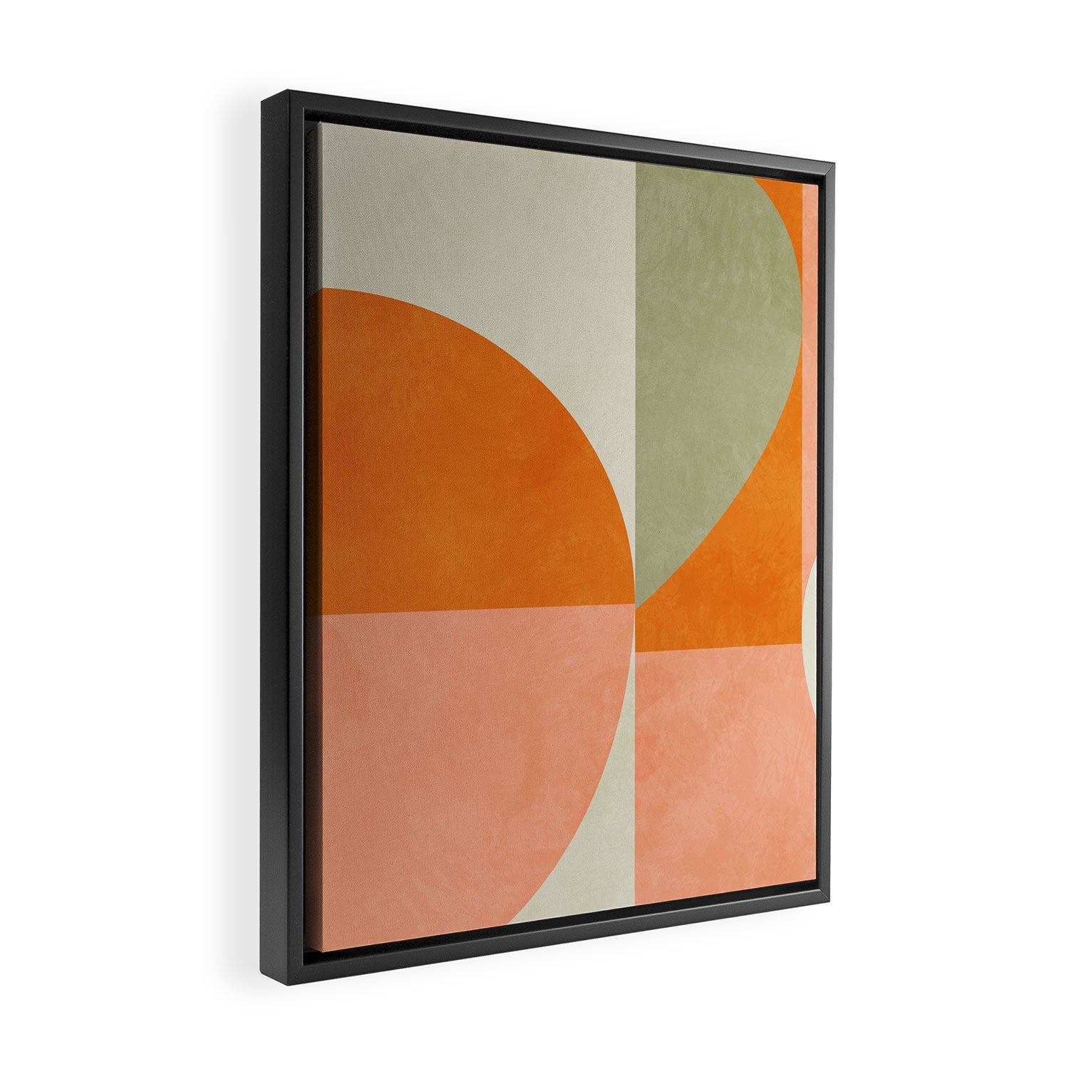 abstraction geometric 3 Framed Canvas Print Gallery Image 2