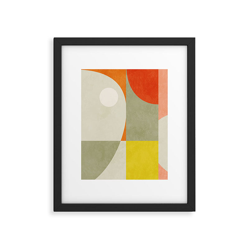 abstraction mid mod Framed Art Print Gallery Image 5