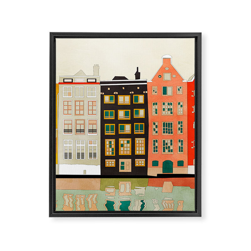 Amsterdam 2 Framed Canvas Print Gallery Image 8