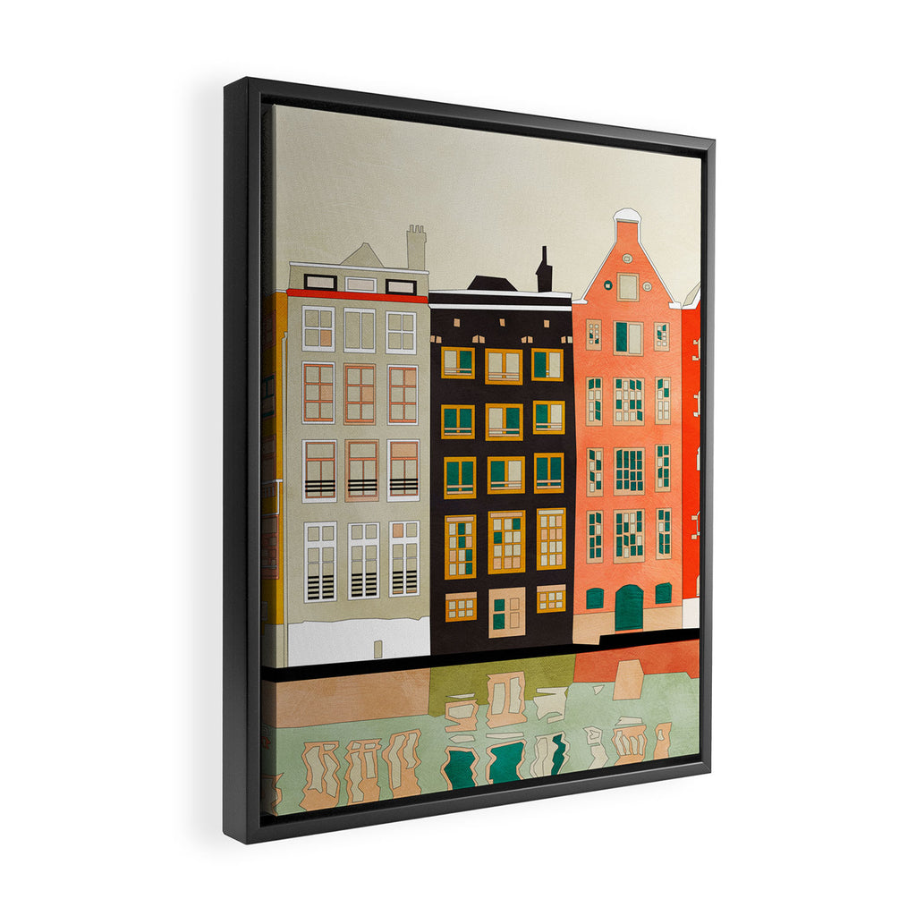 Amsterdam 2 Framed Canvas Print Gallery Image 2