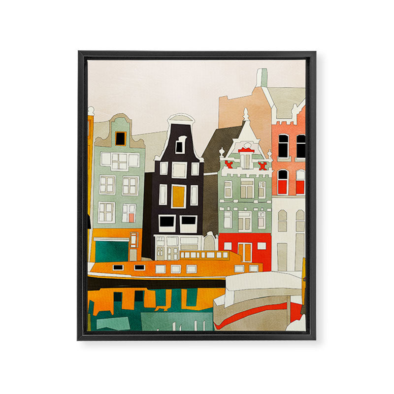 Amsterdam Framed Canvas Print Gallery Image 8