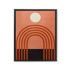 arc moon sun modern art  abstract Framed Canvas Print Gallery Image 6
