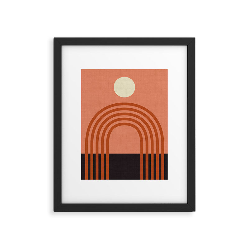 arc moon sun modern art  abstract Framed Art Print Gallery Image 5