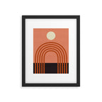 arc moon sun modern art  abstract Framed Art Print Gallery Image 5