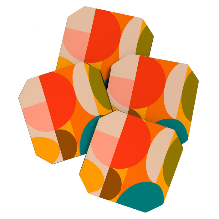 Bauhaus, geometric abstraction 1 Coaster Gallery Image 1