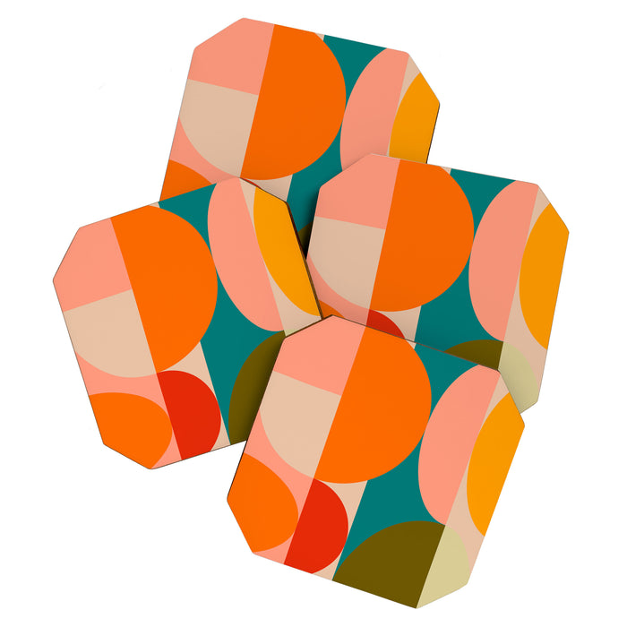 Bauhaus, geometric abstraction 2 Coaster Gallery Image 1