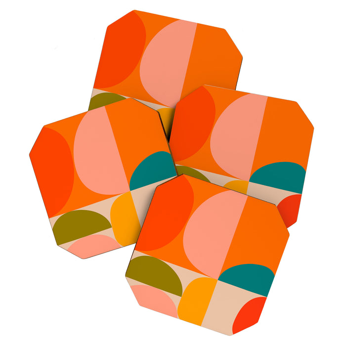 Bauhaus, geometric abstraction 3 Coaster Gallery Image 1