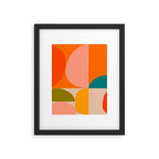 Bauhaus, geometric abstraction 3 Framed Art Print Gallery Image 6