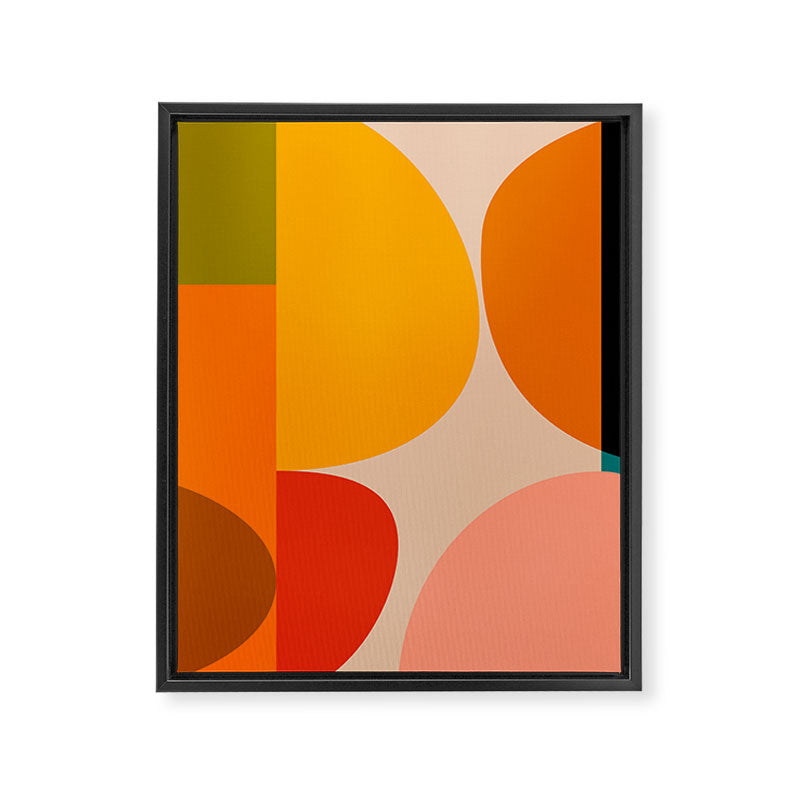 Bauhaus, geometric abstraction 4 Framed Canvas Print Gallery Image 8