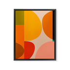 Bauhaus, geometric abstraction 4 Framed Canvas Print Gallery Image 8