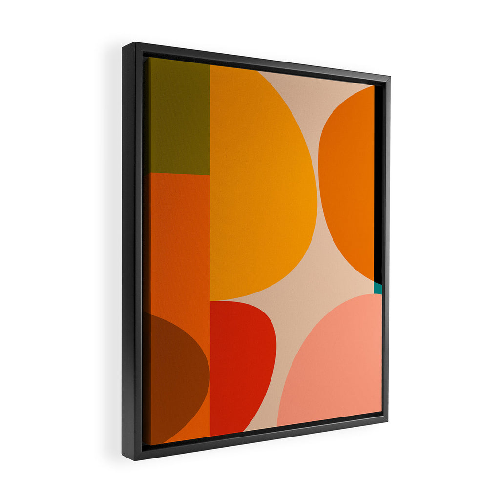 Bauhaus, geometric abstraction 4 Framed Canvas Print Gallery Image 2