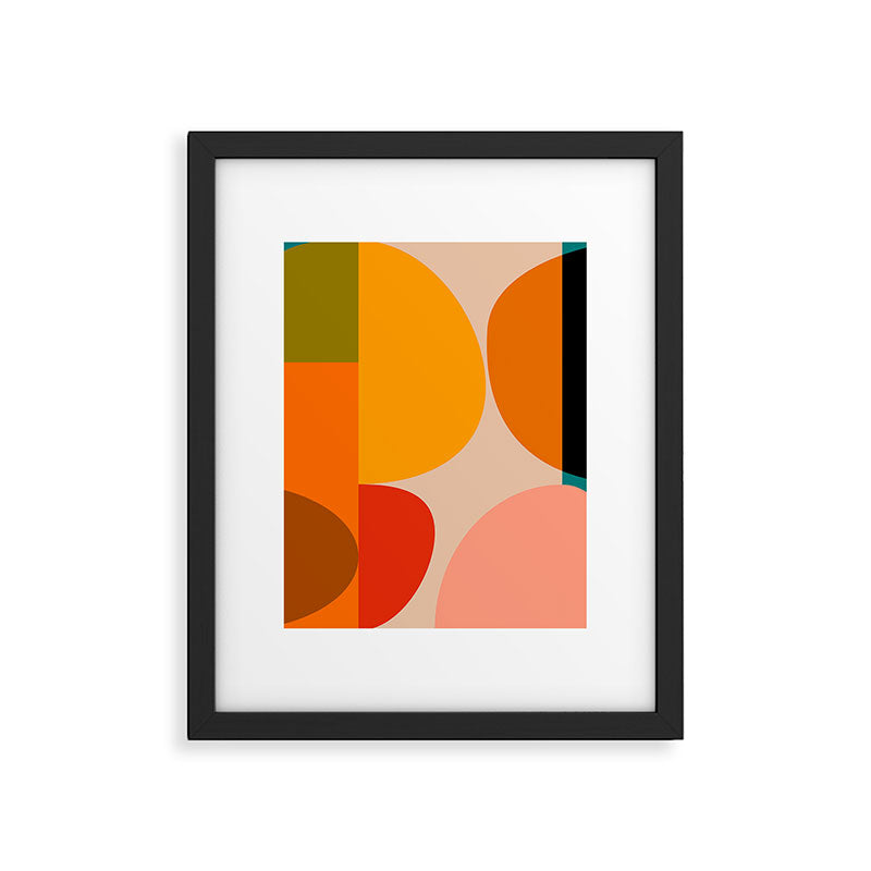 Bauhaus, geometric abstraction 4 Framed Art Print Gallery Image 6