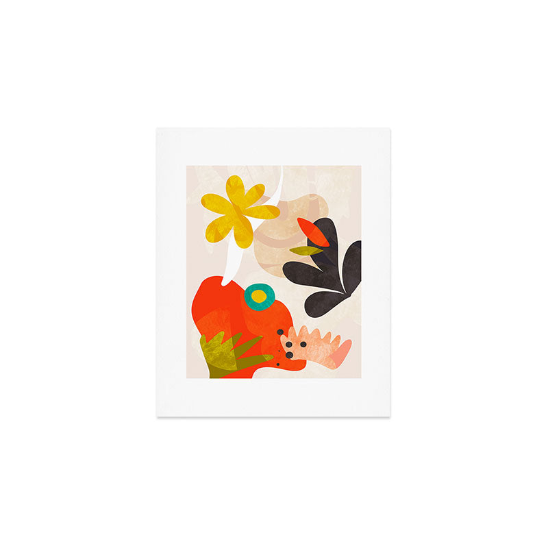 bauhaus goes matisse in summer Art Print Gallery Image 1