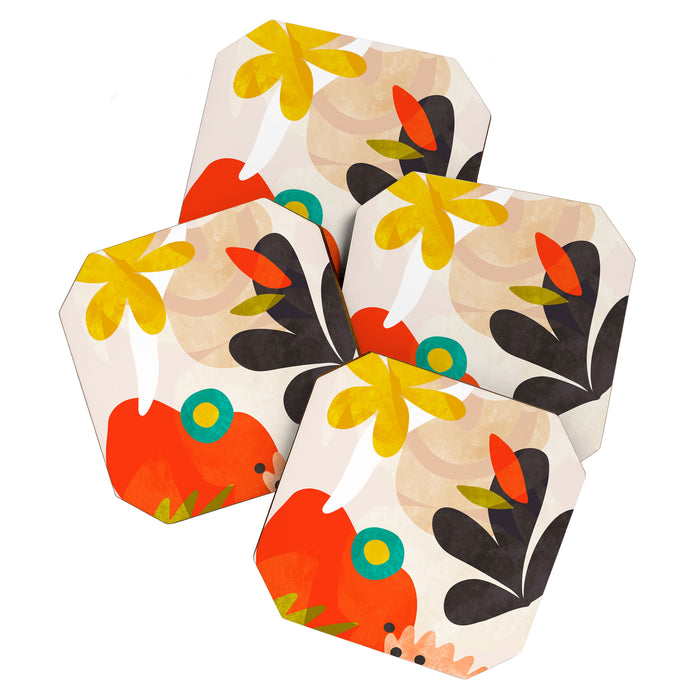bauhaus goes matisse in summer Coaster Gallery Image 1