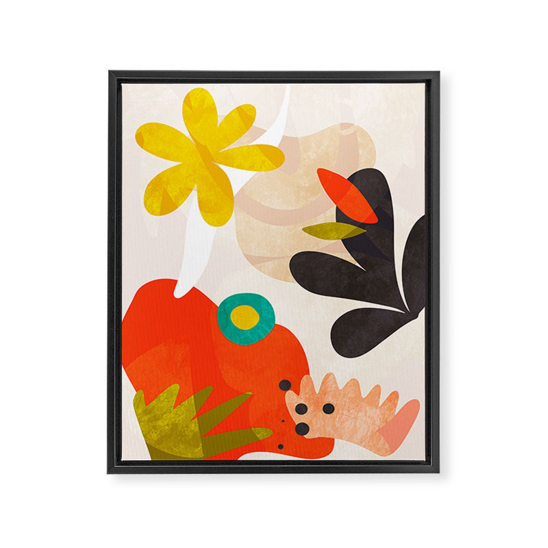 bauhaus goes matisse in summer Framed Canvas Print Gallery Image 6