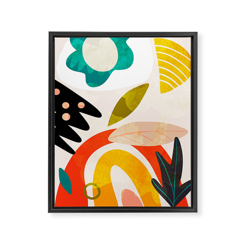 bauhaus goes Matisse in summer II Framed Canvas Print Gallery Image 6
