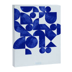 blue hues geometric Canvas Print Gallery Image 6