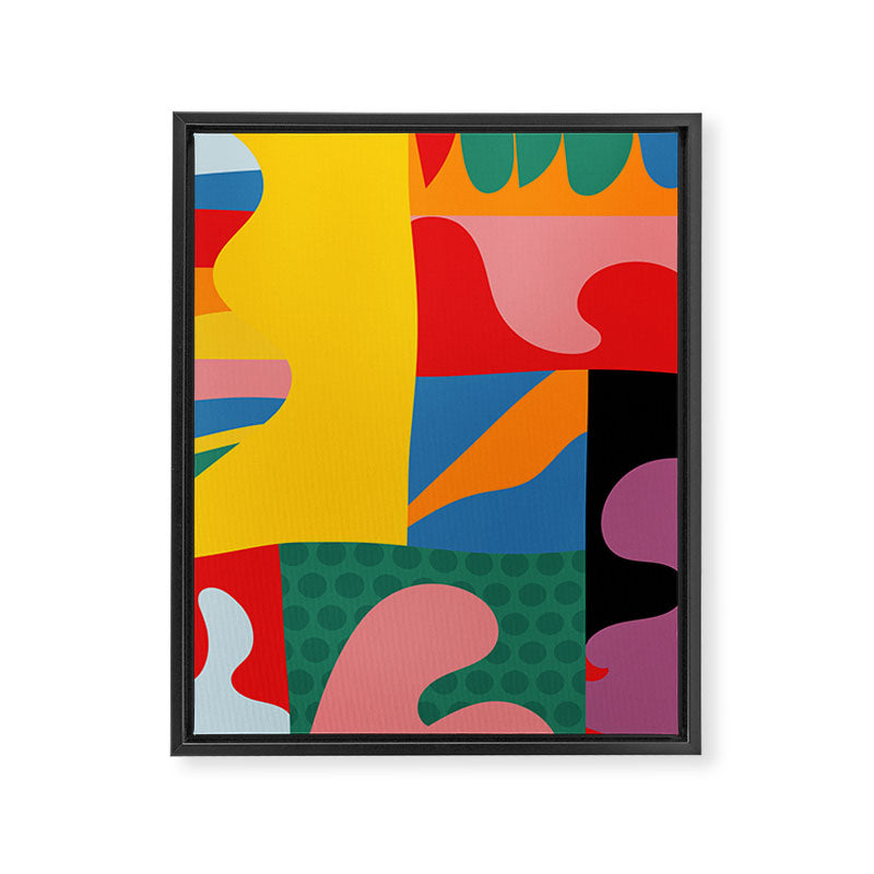 bold abstraction minimal 2 Framed Canvas Print Gallery Image 6