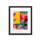 bold abstraction minimal 2 Framed Art Print Gallery Image 4