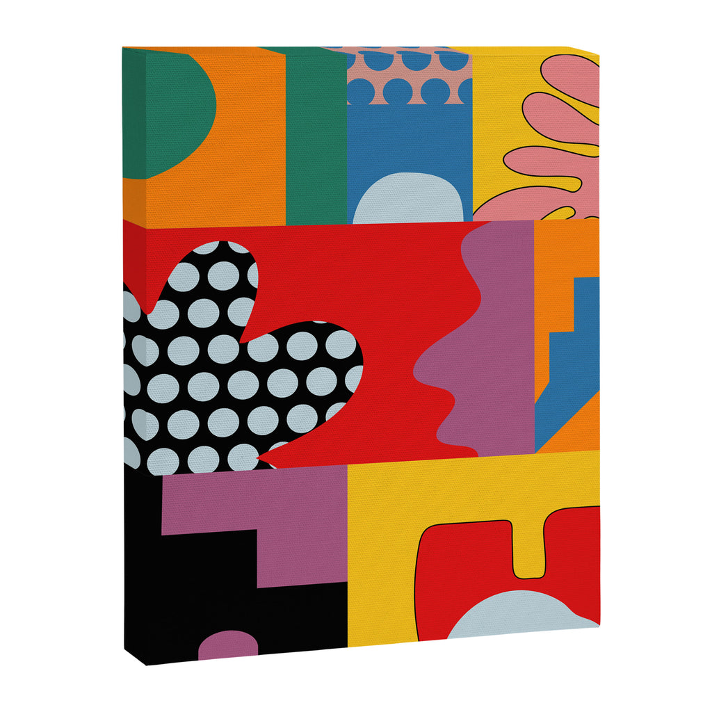 bold collage Canvas Print Gallery Image 6