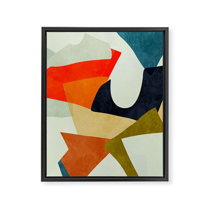 bric a brac mid century II Framed Canvas Print Gallery Image 1