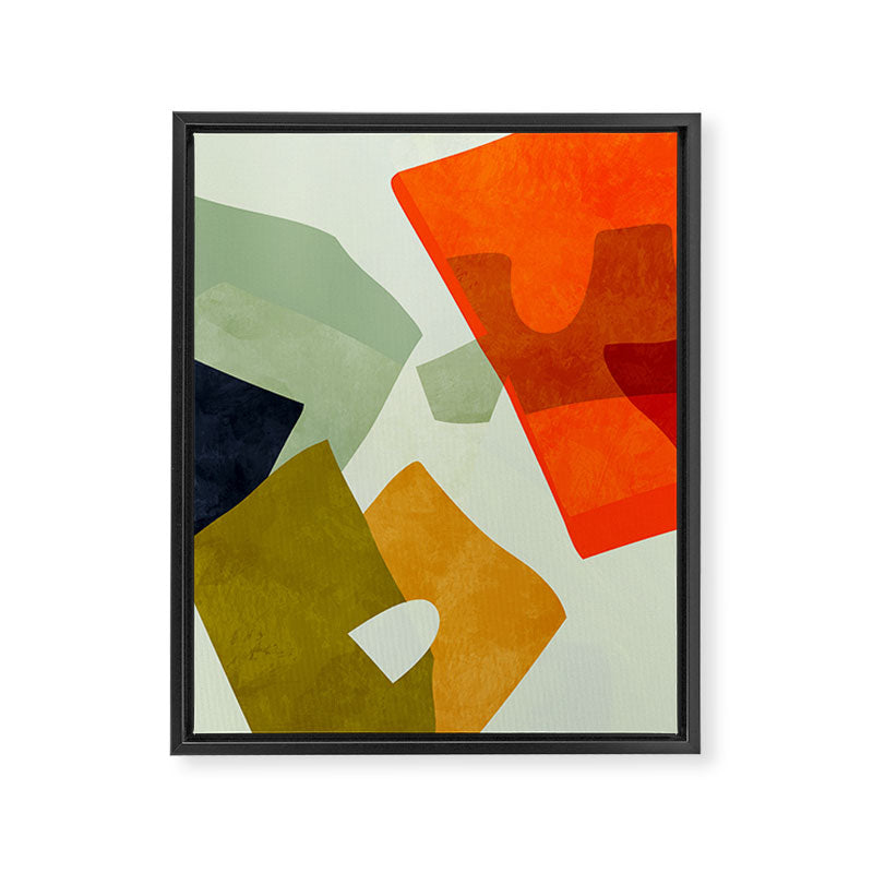 bric a brac mid century III Framed Canvas Print Gallery Image 8
