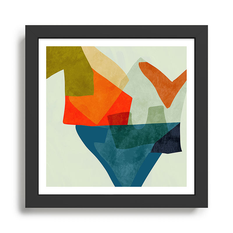 bric a brac mid century  Framed Art Print Gallery Image 1