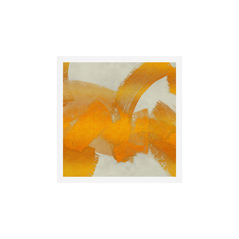 Brush stroke gold Art Print Gallery Image 1