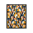 chequers irregular shapes Framed Canvas Print Gallery Image 6