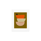 cups balance mid century minimal Art Print Gallery Image 1