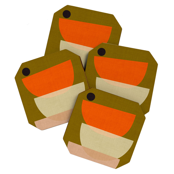 cups balance mid century minimal Coaster Gallery Image 1