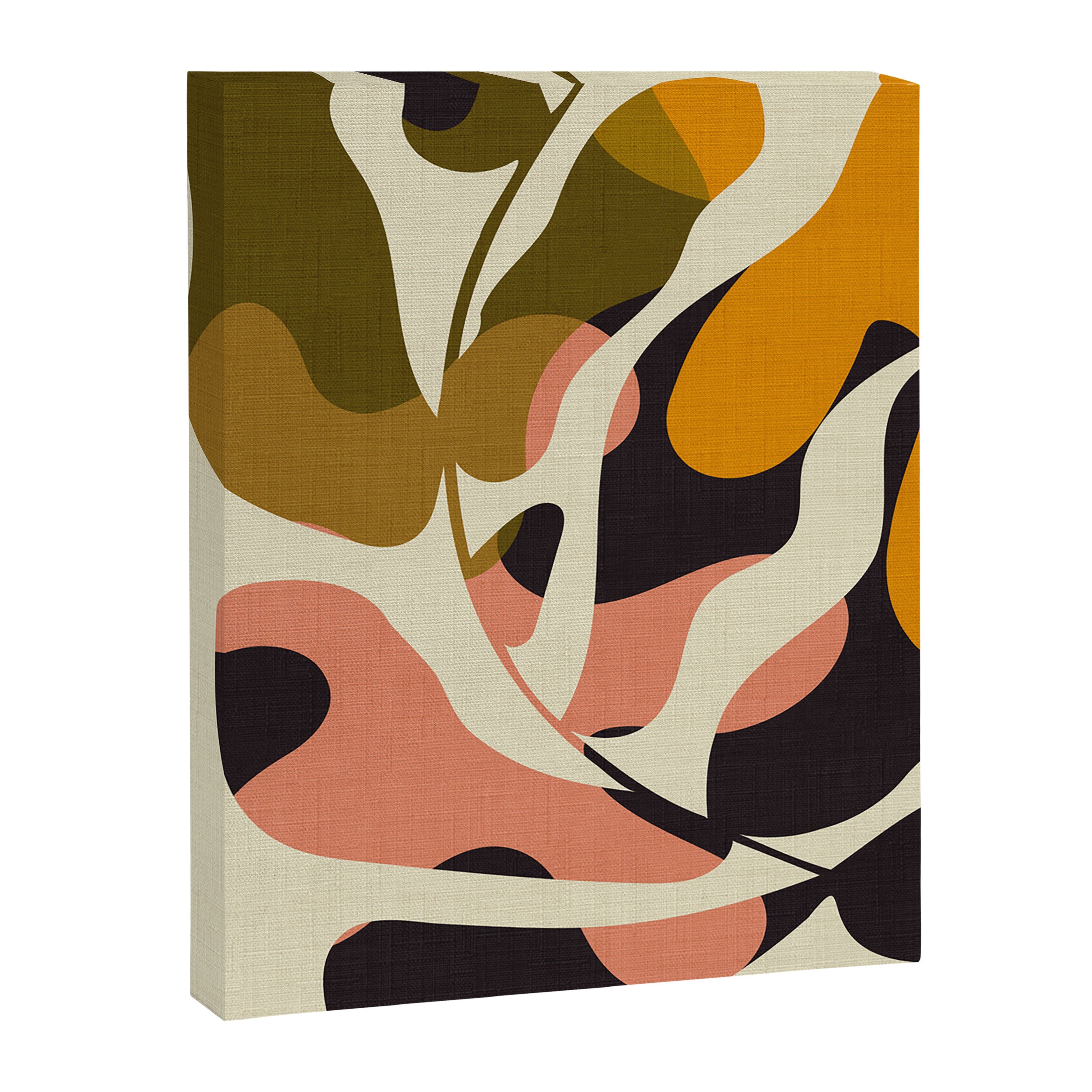 cut out leaves minimal Canvas Print Gallery Image 6