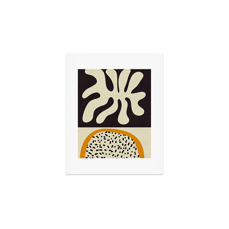 cut out matisse with dots Art Print Gallery Image 1