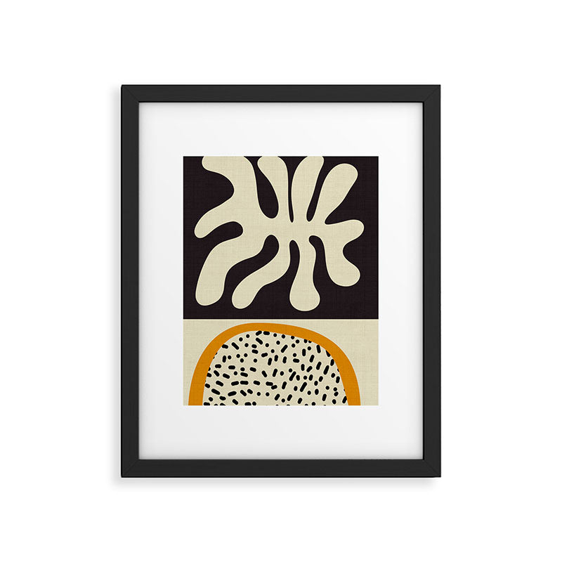 cut out matisse with dots Framed Art Print Gallery Image 5