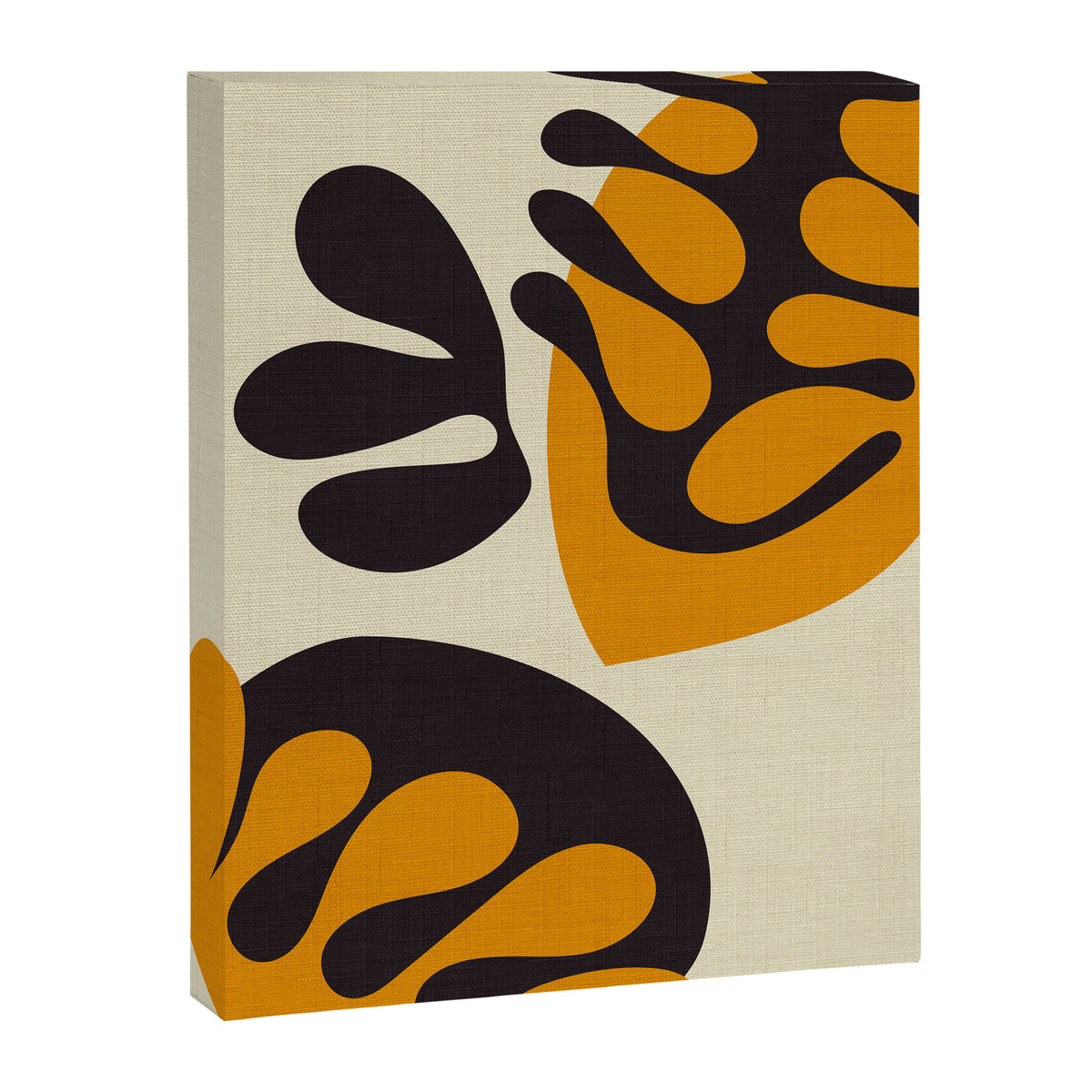 cut out organic abstract Canvas Print Gallery Image 6