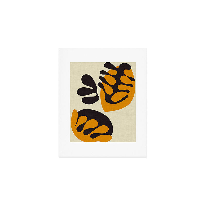 cut out organic abstract Art Print Gallery Image 1