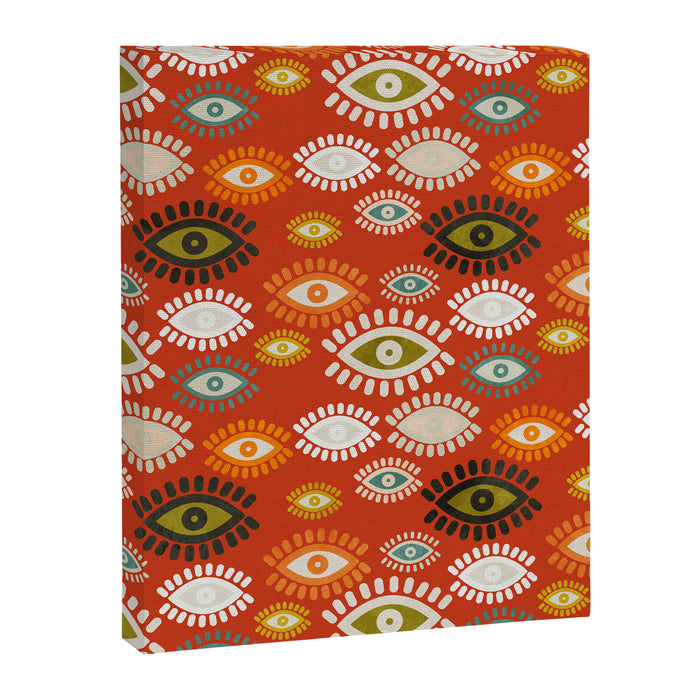 eyes pattern earthy fall Canvas Print Gallery Image 1