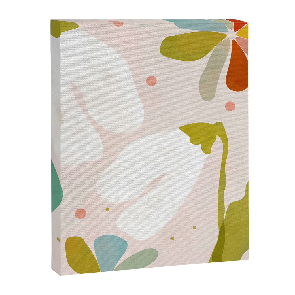 floral minimal shapes 2 Canvas Print Gallery Image 8