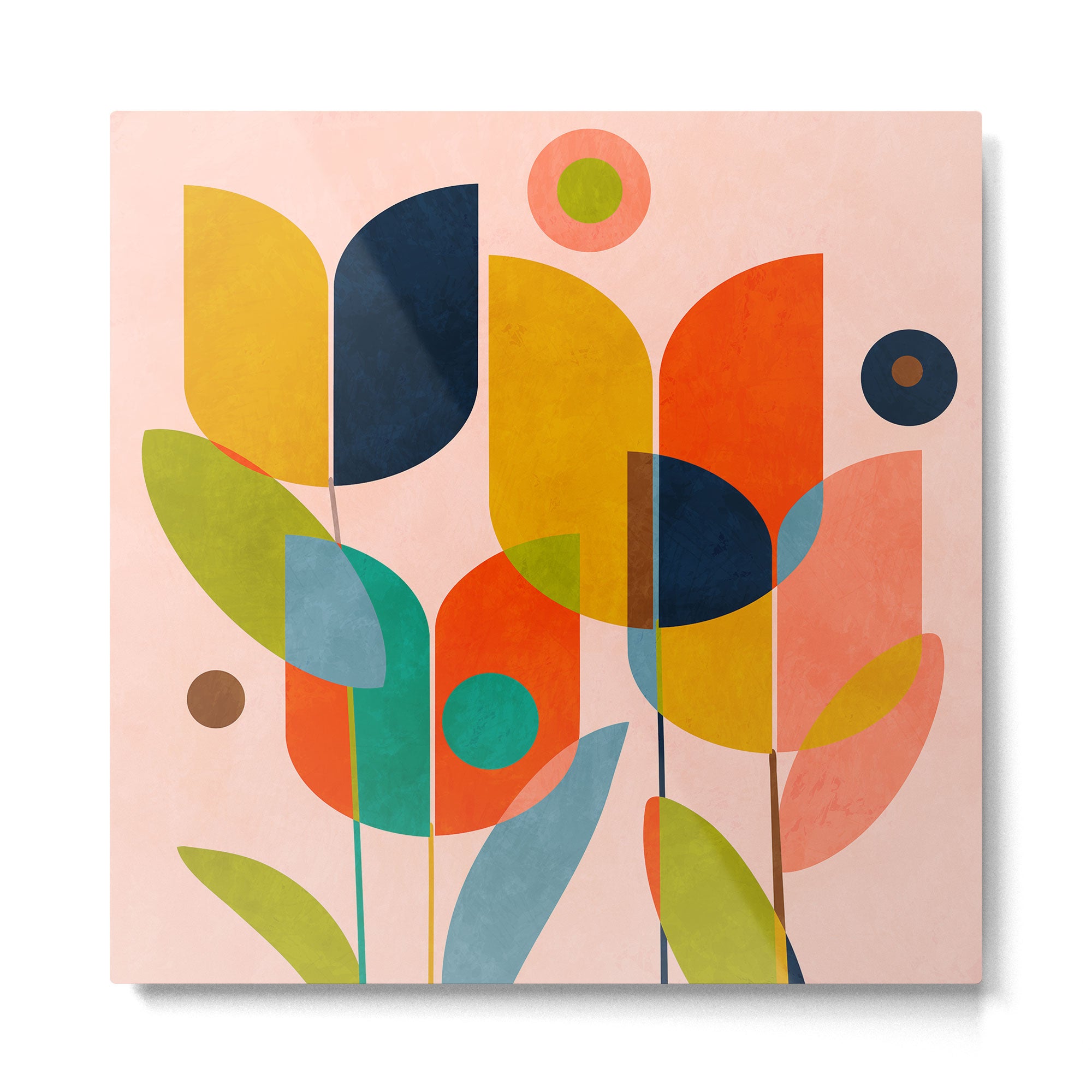 floral shapes III Metal Print Gallery Image 2