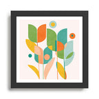 floral shapes IV Framed Art Print Gallery Image 1