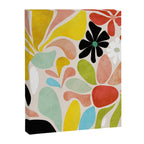 floral shapes retro Canvas Print Gallery Image 8