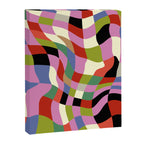 fluid retro checkers Canvas Print Gallery Image 8