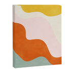 fluid waves mid century summer Canvas Print Gallery Image 6