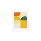 Geometric Abstract Mid Century Modern 3 Art Print Gallery Image 1