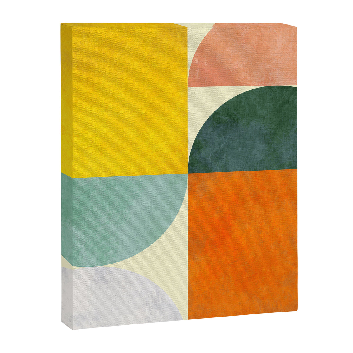 Geometric Abstract Mid Century Modern 4 Canvas Print Gallery Image 8