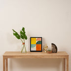 Geometric Abstract Mid Century Modern 4 Framed Canvas Print Gallery Image 4