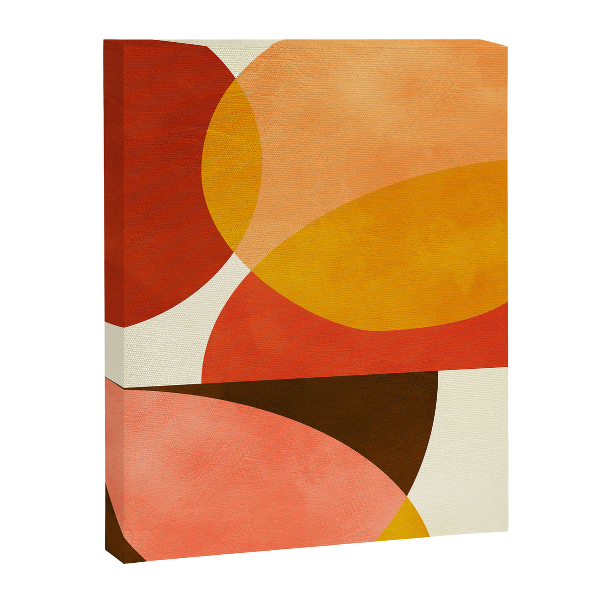 geometric autumn sun abstract Canvas Print Gallery Image 6