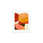 geometric autumn sun abstract Art Print Gallery Image 1