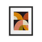 geometric modern mid century Framed Art Print Gallery Image 5
